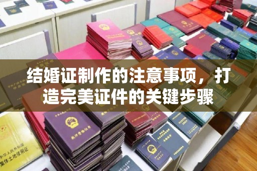 柳南结婚证制作的注意事项，打造完美证件的关键步骤