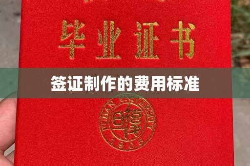 柳南签证制作的费用标准