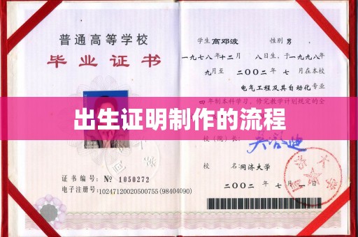柳南出生证明制作的流程