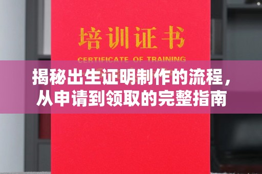柳南揭秘出生证明制作的流程，从申请到领取的完整指南