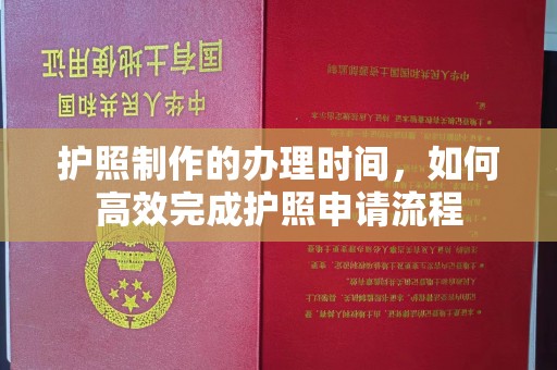 柳南护照制作的办理时间，如何高效完成护照申请流程