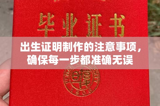 柳南出生证明制作的注意事项，确保每一步都准确无误