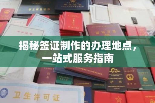 柳南揭秘签证制作的办理地点，一站式服务指南