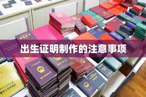 柳南出生证明制作的注意事项